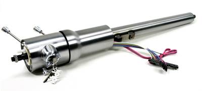 IDIDIT - 1969-72 Chevelle El Camino Tilt Floor Shift Steering Column with id.CLASSIC Ignition - Paintable Steel