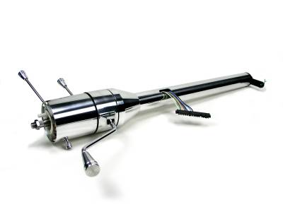 IDIDIT - 18" Shorty Tilt Column Shift Steering Column - Polished