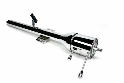 IDIDIT - 1967-72 GM Style Ford Half-Ton Truck Tilt Floor Shift Steering Column Manual Box - Brushed