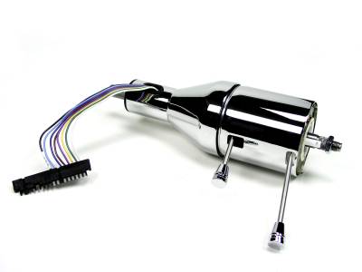 IDIDIT - 16" Shorty Tilt Floor Shift Steering Column - Chrome