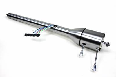 IDIDIT - 28" Tilt Floor Shift Steering Column - Paintable Steel