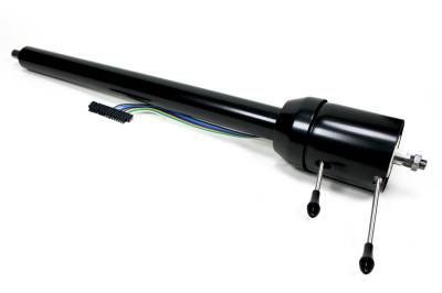 IDIDIT - 1957 Chevy Tilt Floor Shift Steering Column - Black Powder Coated