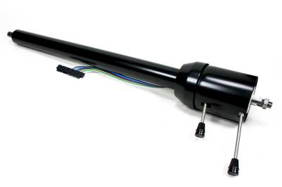 IDIDIT - 1959-1960 Impala El Camino Tilt Floor Shift Steering Column - Black Powder Coated