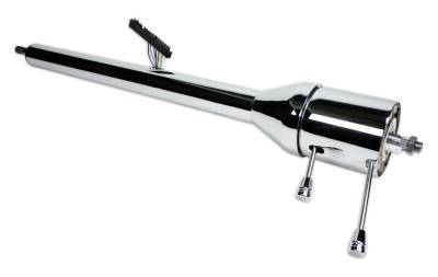 IDIDIT - 1965.5 - 1966.5 GM Style Mustang Tilt Floor Shift Steering Column - Chrome