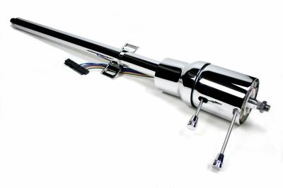 IDIDIT - 1968 Corvette Retrofit Floor Shift Steering Column - Chrome