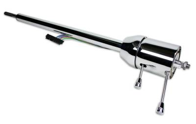 IDIDIT - 1963-66 Corvette Retrofit Floor Shift Steering Column - Chrome