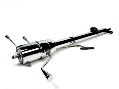 IDIDIT - 1967-72 GM Style Ford Half-Ton Truck Tilt Column Shift Power Box Steering Column -  Paintable Steel