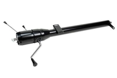 IDIDIT - 1974-75 Ford Bronco Tilt Column Shift Steering Column - Black Powder Coated