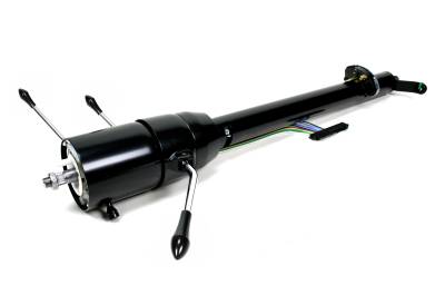 IDIDIT - 1955-1956 Chevy Tilt Column Shift  Steering Column - Black Powder Coated