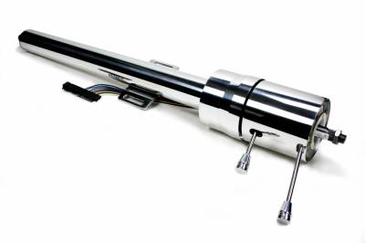 IDIDIT - 1965-66 GM Style Ford Half-Ton Truck Tilt Floor Shift Steering Column - Paintable Steel