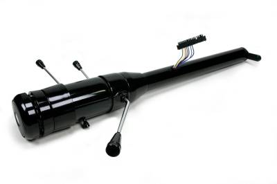 IDIDIT - 33 1/4" 9-bolt Tilt/Telescoping Floor Shift  Steering Column - Black