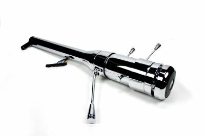 IDIDIT - 33 1/4" 9-Bolt Tilt/Telescoping Column Shift Steering Column - Chrome