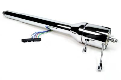 IDIDIT - 28" Collapsible Floor Shift Steering Column - Chrome