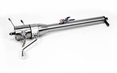 IDIDIT - 28" Tilt Column Shift Steering Column with Keyed Ignition - Paintable Steel