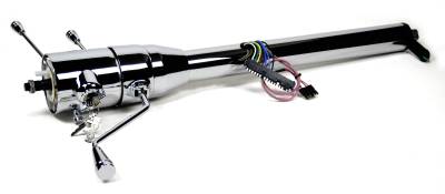 IDIDIT - 28" Tilt Column Shift Steering Column with Keyed Ignition - Chrome