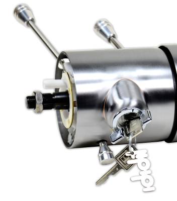 IDIDIT - 31 1/4" 9-bolt Tilt/Telescoping Column Shift with id.CLASSIC Ignition - Paintable Steel