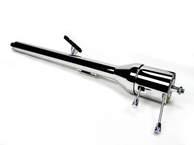 IDIDIT - 1967-68 Camaro Chevelle El Camino Firebird GTO Tilt Column Shift Steering Column - Chrome