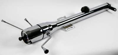 IDIDIT - 1965-66 Ford Style Ford Half-Ton Truck Tilt Column Shift Steering Column - Paintable Steel