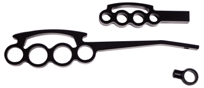 IDIDIT - Grip Style Billet Lever Kit - Black Anodize