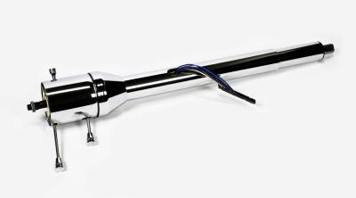 IDIDIT - RHD Universal Tilt Column Shift 33 inch Collapsible Steering Column - Chrome