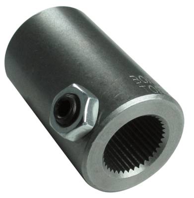 IDIDIT - Steering Coupler Straight Steel 3/4-36 X 3/4 Smooth Bore