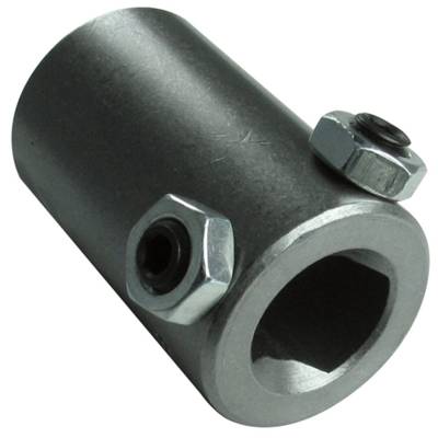 IDIDIT - Steering Coupler Straight Steel 3/4DD X 3/4 Smooth Bore