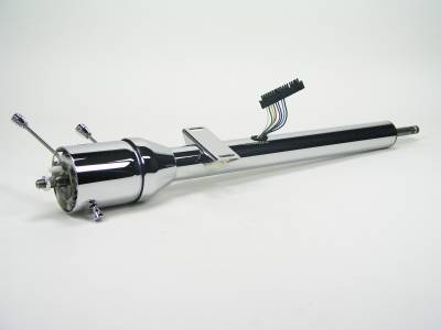 IDIDIT - 1965-66 Ford Truck Tilt Floor Shift Ford Shaft Steering Column - Chrome