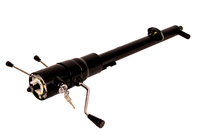 IDIDIT - 1976-86  Jeep CJ5 & CJ7 Tilt Column Shift with Keyed Ignition - Black Powder Coated