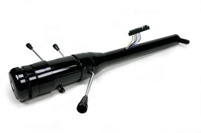 35 1/4" 9-bolt Tilt/Telescoping Floor Shift  Steering Column - Black