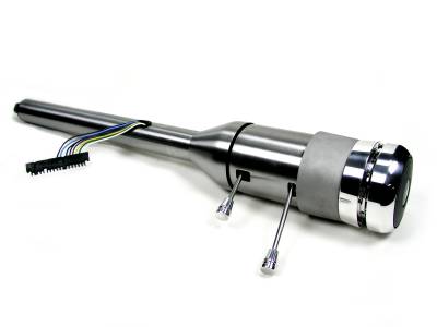 33 1/4" 9-Bolt Tilt/Telescoping Column Shift Steering Column - Paintable Steel