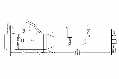 IDIDIT - 31 1/4" 9-Bolt Tilt/Telescoping Column Shift Steering Column - Chrome - Image 2