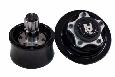 Accessories - Quick Release Steering Hubs - IDIDIT - 5 Bolt GM/OE Push To Connect Quick Release Kit With Horn