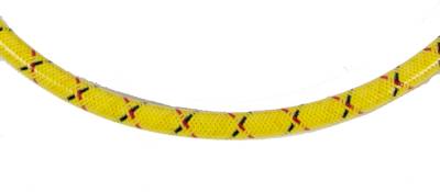 IDIDIT - Universal Spark Plug Wire Kit, 8 Cylinder 90° Boot, Yellow with Red and Black Tracer - Image 1