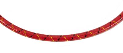 Universal Spark Plug Wire Kit, 8 Cylinder 90° Boot, Red with Black and Yellow Tracer