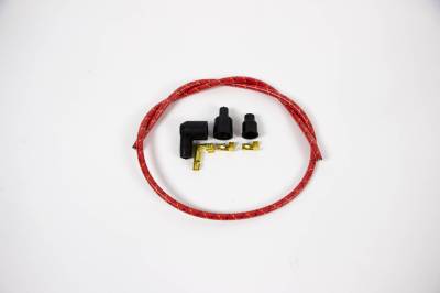 IDIDIT - Universal Spark Plug Wire Kit, 8 Cylinder 90° Boot, Red with Black and Yellow Tracer - Image 3