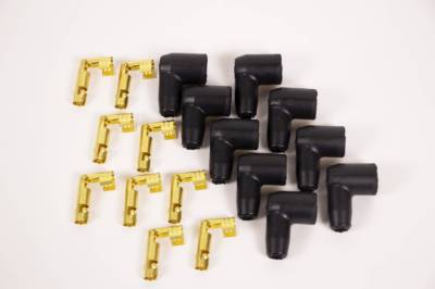 IDIDIT - Universal Spark Plug Wire Kit, 8 Cylinder 90° Boot, Red with Black and Yellow Tracer - Image 4