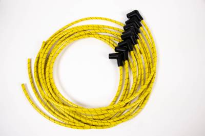 IDIDIT - Universal Spark Plug Wire Kit, 8 Cylinder 90° Boot, Yellow with Black Tracer - Image 3