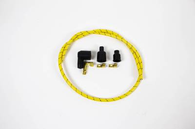 IDIDIT - Universal Spark Plug Wire Kit, 8 Cylinder 90° Boot, Yellow with Black Tracer - Image 4