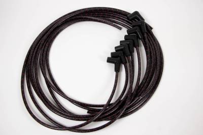 IDIDIT - Universal Spark Plug Wire Kit, 8 Cylinder 90° Boot, Black with Red Tracer - Image 3