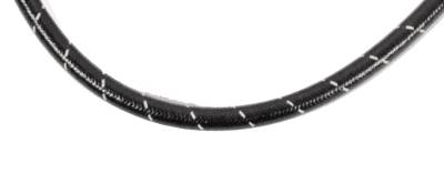 Universal Spark Plug Wire Kit, 8 Cylinder 90° Boot, Black with White Tracer