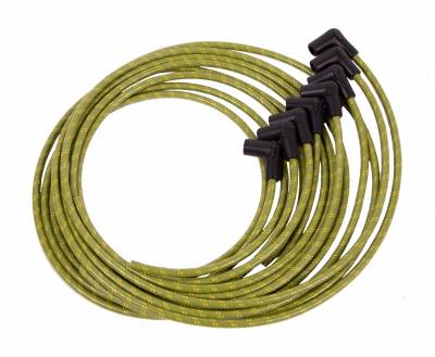 IDIDIT - Universal Spark Plug Wire Kit, 8 Cylinder 90° Boot, Green with Yellow Tracer - Image 4