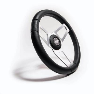 MPI Boat and Golf Cart Steering Wheel Black