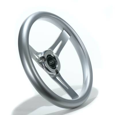 MPI Boat and Golf Cart Corsa Steering Wheel Silver