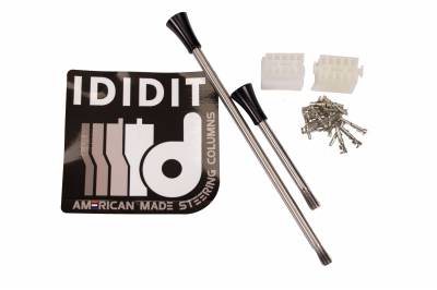 IDIDIT - 1968 Mustang Steering column for Electronic Power Steering Assist - Brushed Steel - Image 5