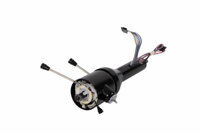 IDIDIT - 16" Tilt Floor Shift Steering Column with Keyed Ignition - Black Powder Coated - Image 5