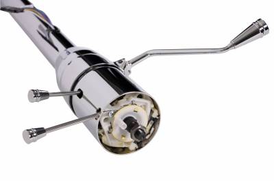 IDIDIT - 35" Tilt Column Shift  Steering Column -  Chrome - Image 3