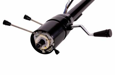 IDIDIT - 1967-68 Camaro Chevelle El Camino Firebird GTO Tilt Column Shift Steering Column - Black - Image 2