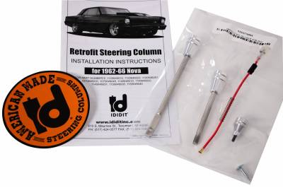 IDIDIT - 1962-66 Nova Steering Column Tilt Floor Shift - Steel - Image 3