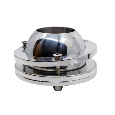 IDIDIT - Floor Mount Swivel Ball Polished 1 3/4" - Image 2