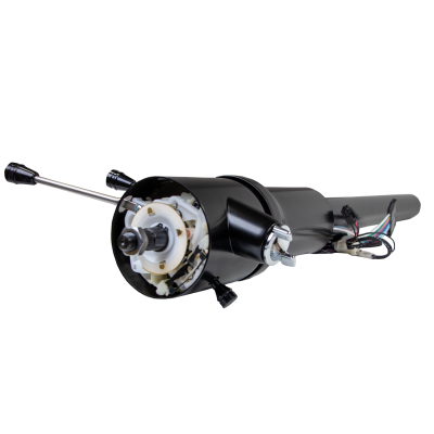 IDIDIT - 1969-72 GM A Body Chevelle El Camino Firebird GTO Tilt Floor Shift Steering Column with Keyed Ignition - Black Powder Coated - Image 3